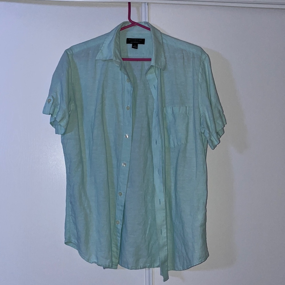 Banana Republic Linen Dress Shirt